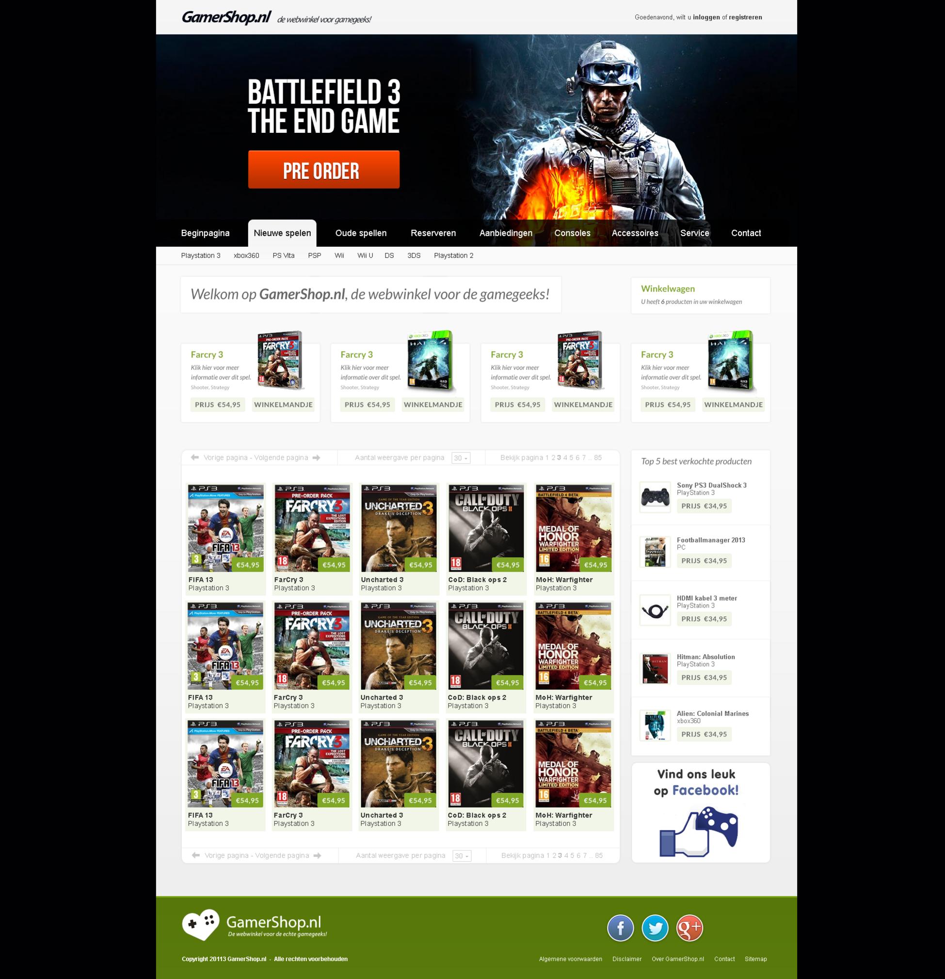 Game shop webwinkel layout-gameshop-jpg