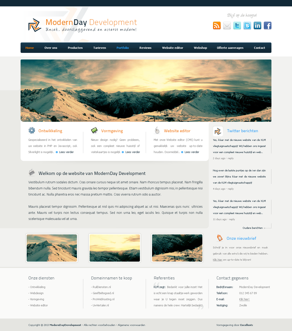 Zakelijke layout-moderndaydevelopment-png