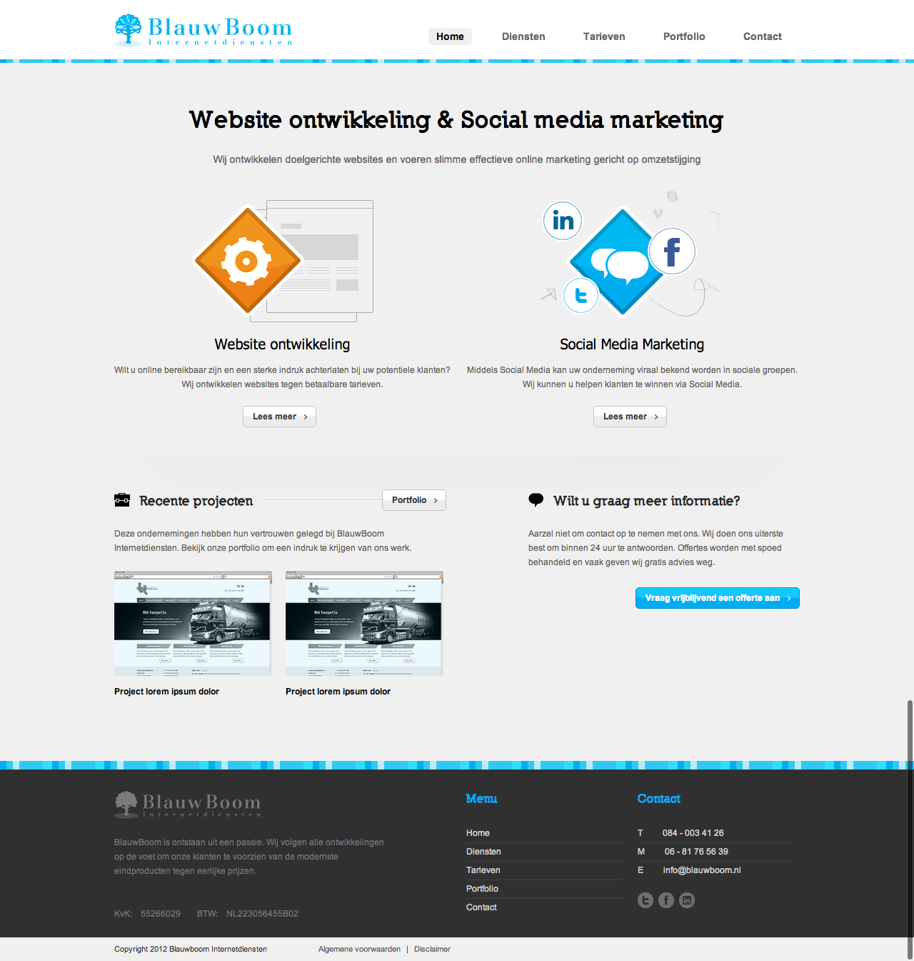 Zakelijk layout-home-png