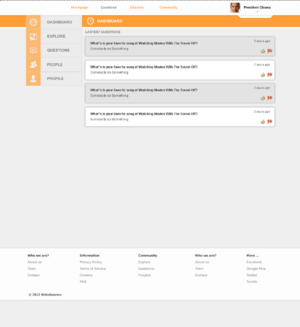 Sociaal netwerk layout-d2-png