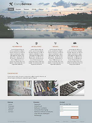 Computer bedrijf layout-compservice-jpg