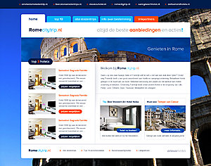 Lay-out voor travel website-romecitytrip-jpg