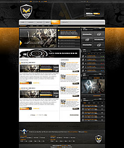 Gaming website layout-layout-jpg