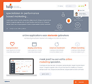 Bedrijfs-layout inclusief logo en drukklaar visitekaartje-tulip-index-jpg
