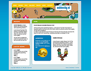Habbo-Fansite Layout | Veiling-habbocity-jpg
