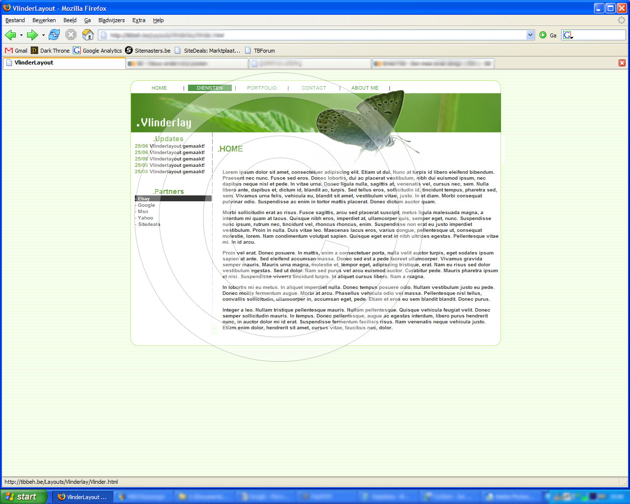 Portfolio Layout met Vlinder | &#8364;30-screenshot-jpg