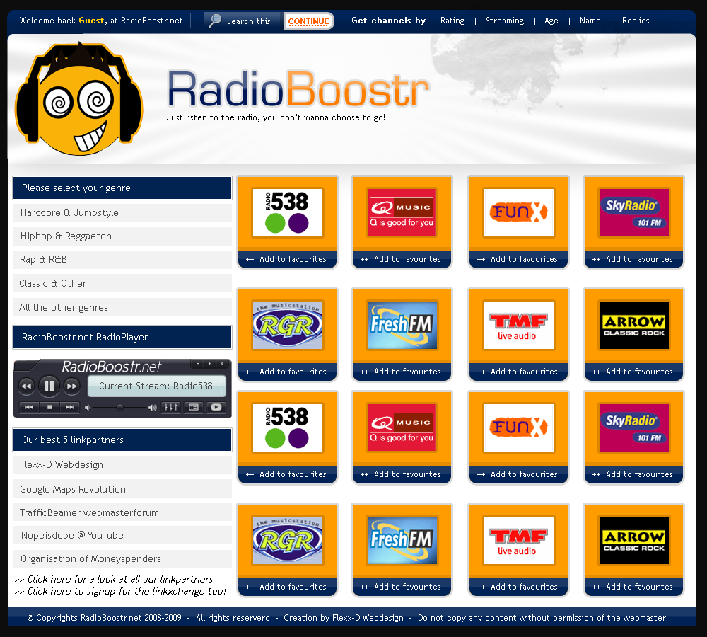 Radiolayout vanaf 25eu | &#8364;25-radioboostr-png