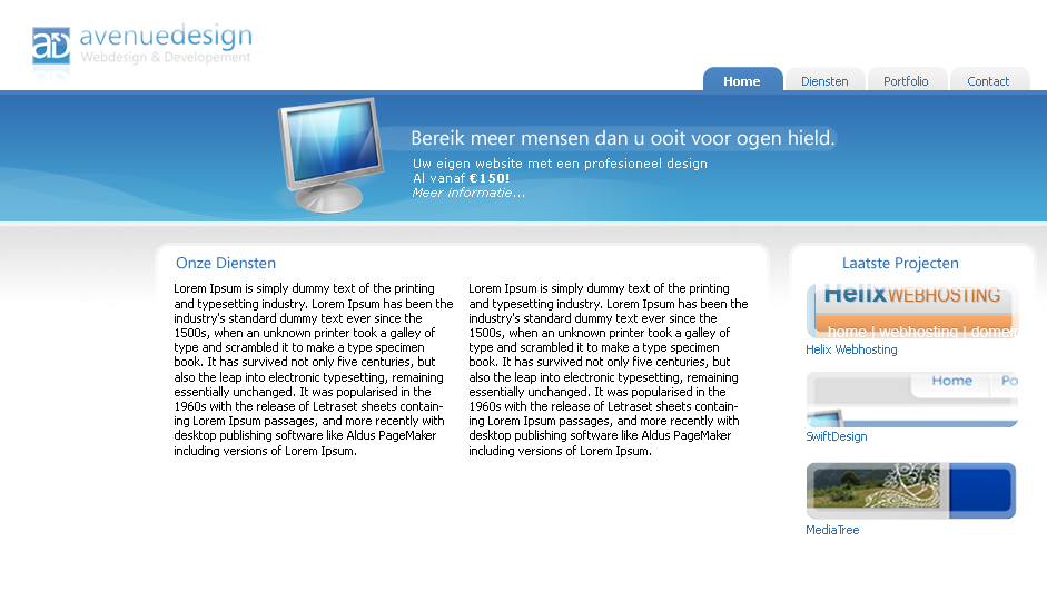 Originele, cleane layout | Veiling-preview-jpg