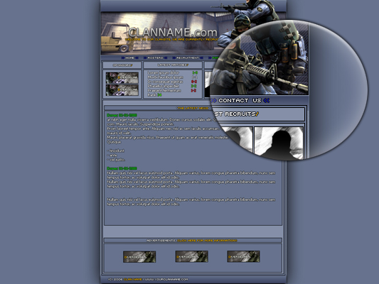 Aangeboden: hosting en layout voor clan-css_sampler-jpg
