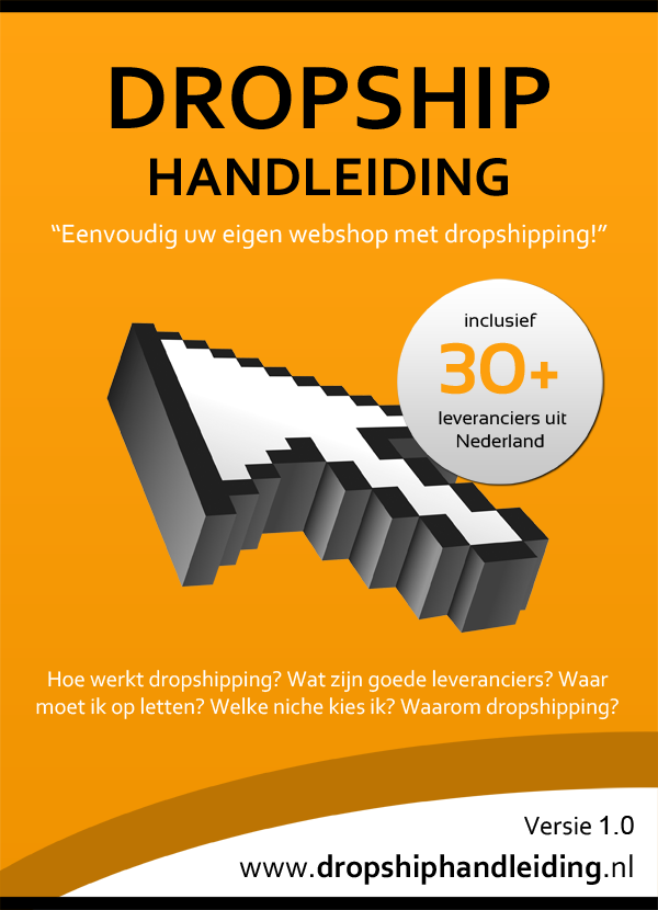 Dropship Handleiding met 30+ Nederlandse leveranciers (eBook)-cover-png