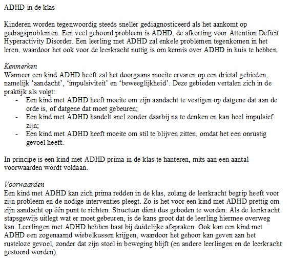 6 artikelen onderwijsgerelateerd - 3.000+ woorden-voorbeeld-adhd-klas-jpg