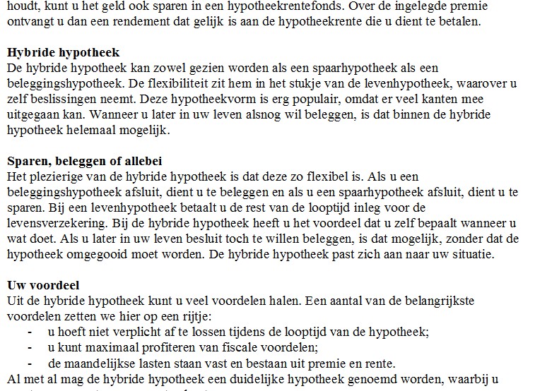 Contentpakket hypotheken | 5.000+ woorden-fragment-jpg