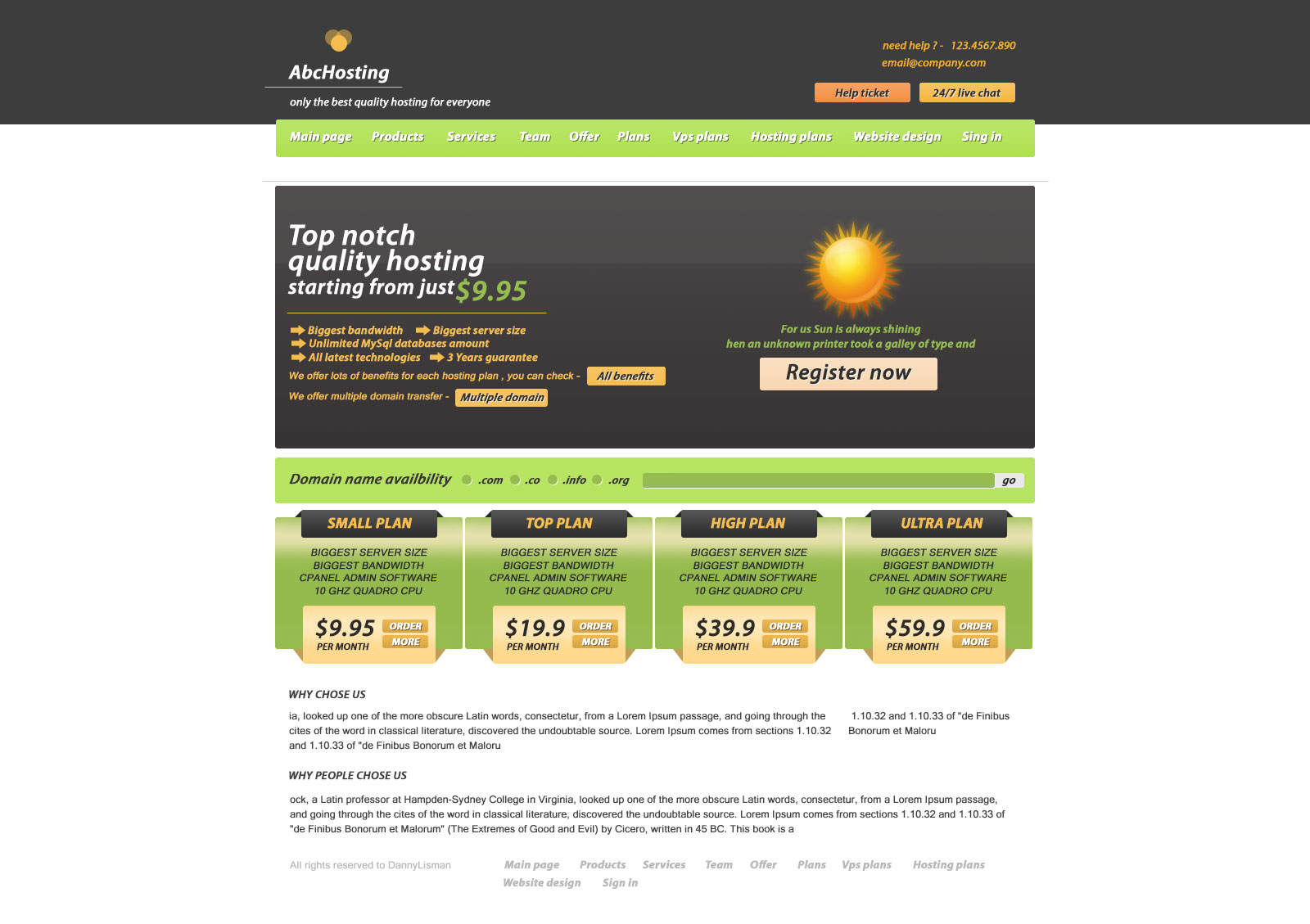 Responsive html template of  PSD template licenties kopen vanaf 8 euro.-abchosting-jpg