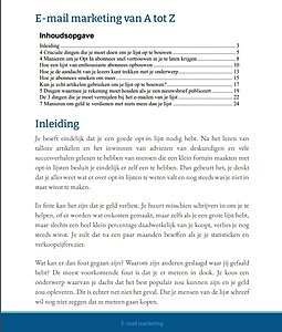 Ebook: email marketing van a tot z. 7905 w. In mooie layout-pagina1-jpg