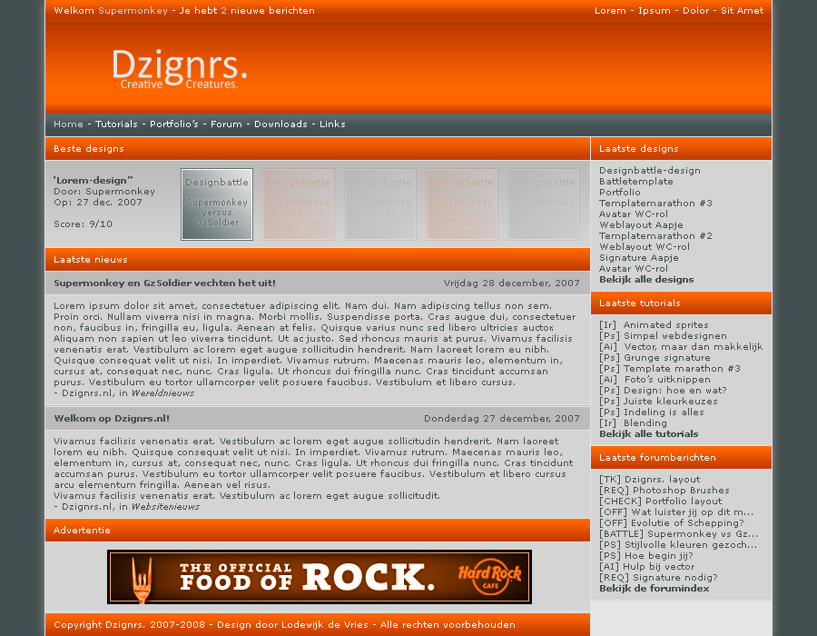 Gratis xHtml slice-designcommunity_verkoop-png