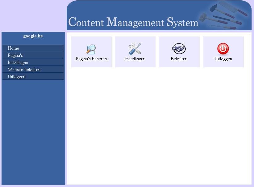 Volledig CMS-systeem in PHP-screen1-jpg