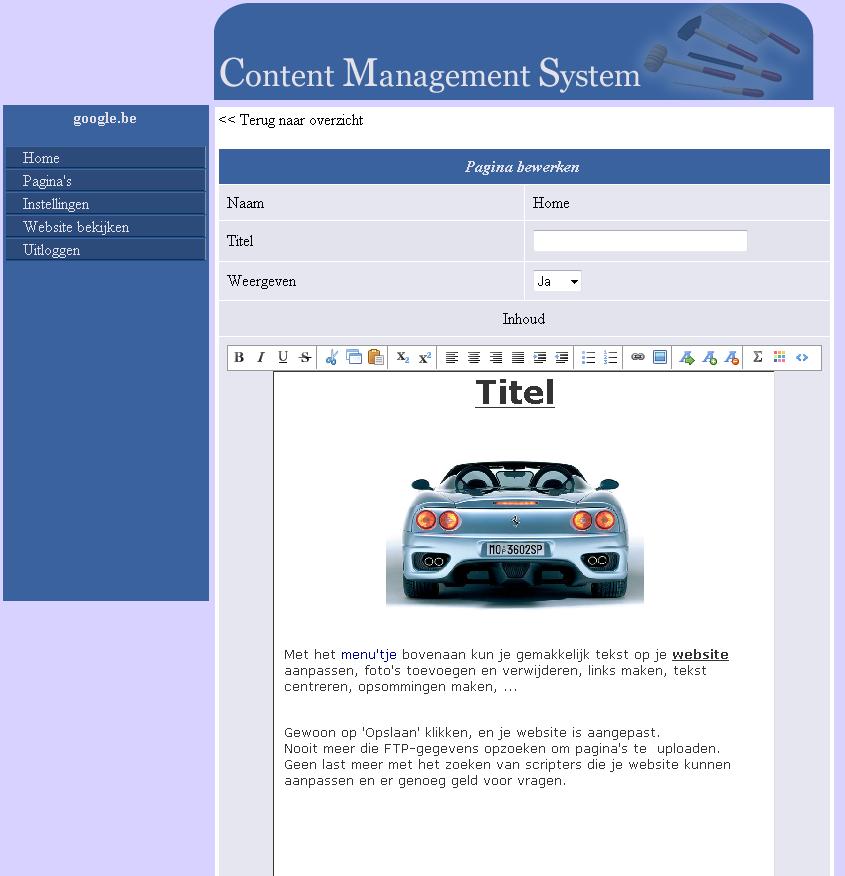 Volledig CMS-systeem in PHP-screen3-jpg