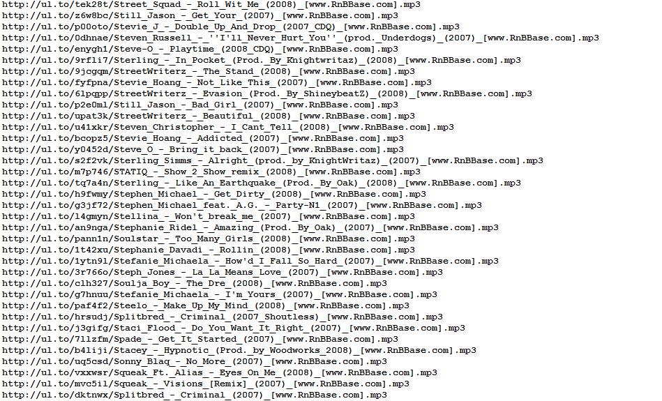 Muziek Database Script-voorbeeld-jpg