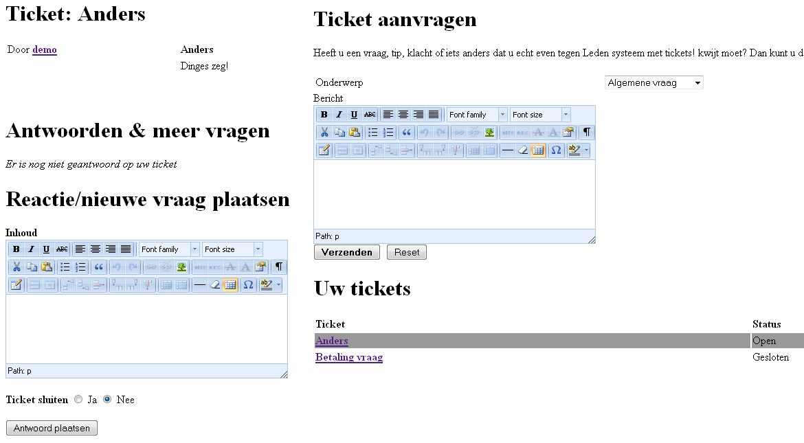 Ticket systeem met leden-ticket-png