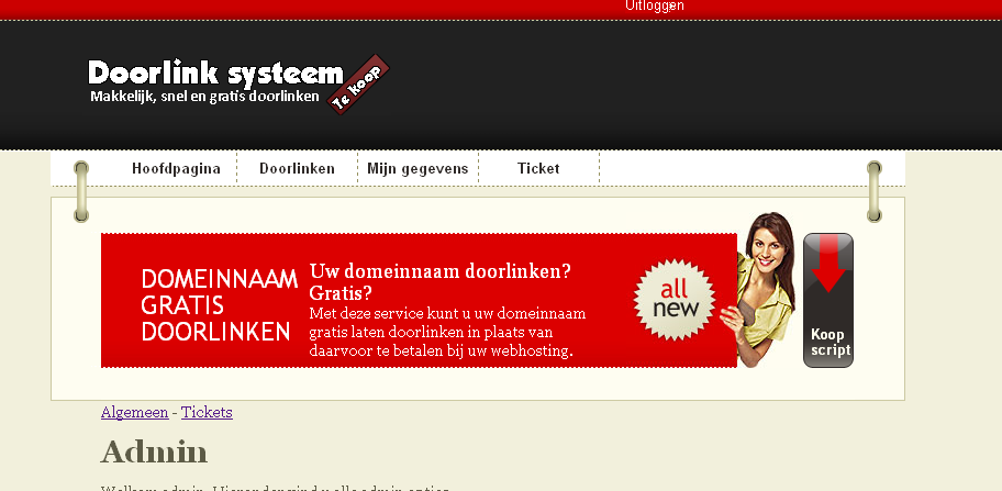 Domeinnaam doorlink script *kant en klaar*-admin-header-png