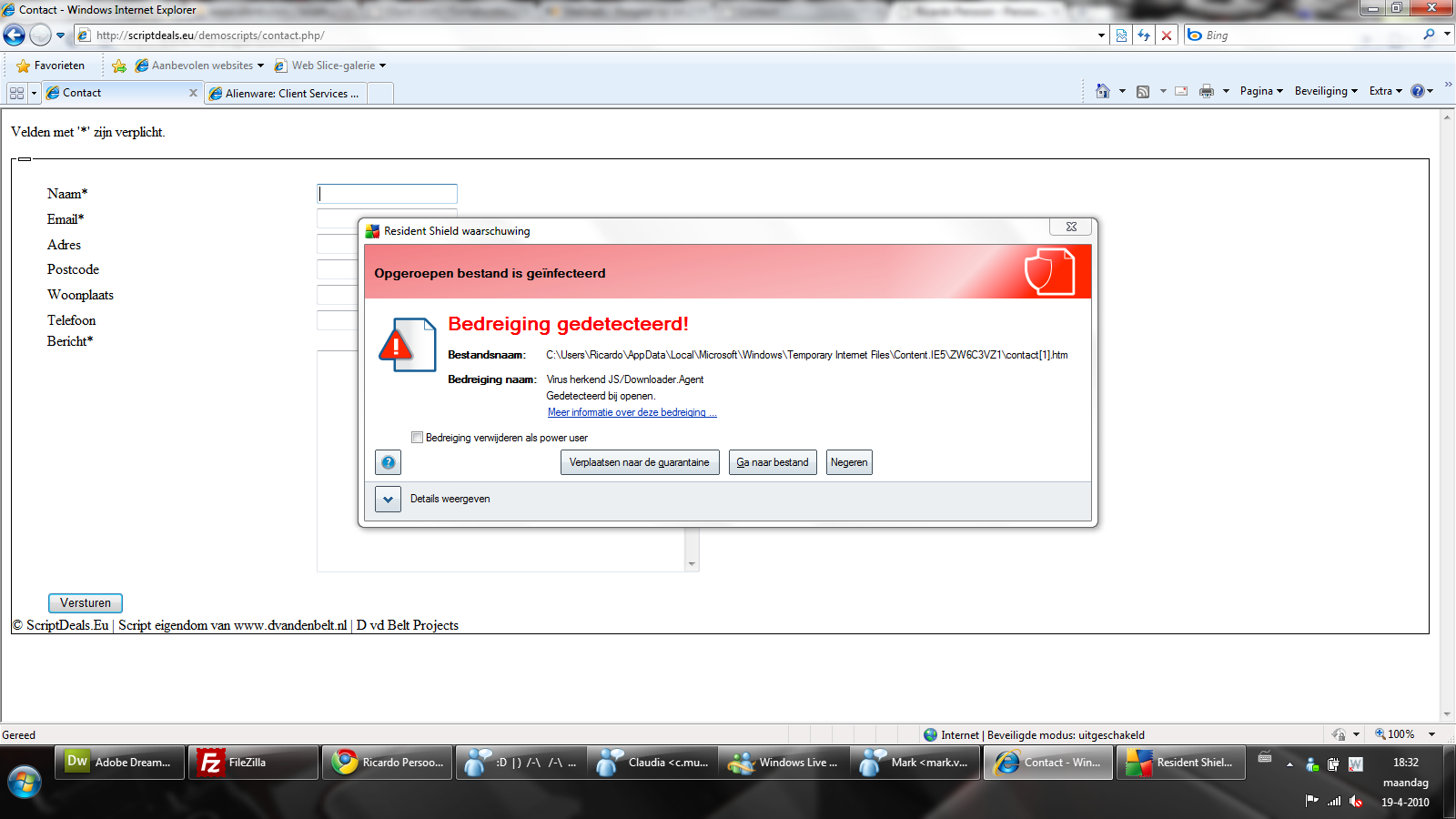 Contact formulier inclusief foutcorrectie 1,-!-bedreiging-png