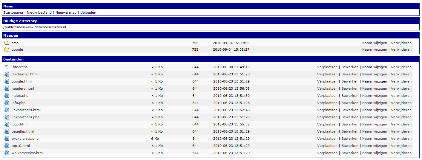 Online file manager - Handig om online bestanden te wijzigen (Nu 3,50!)-afbeelding1-jpg