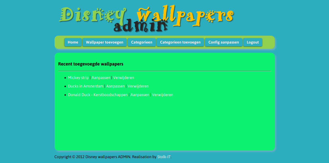 Wallpaper-website script+layout-disney-wallpapers-admin-png