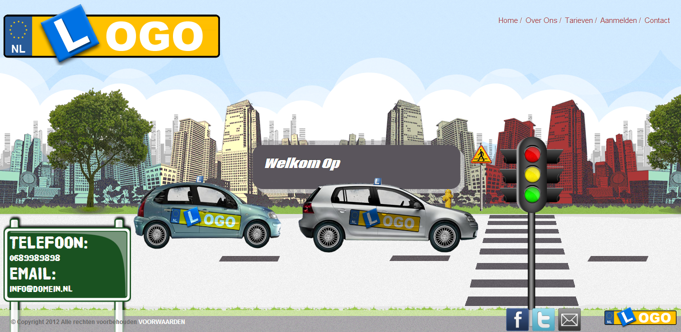 Rijschool Website-bmp