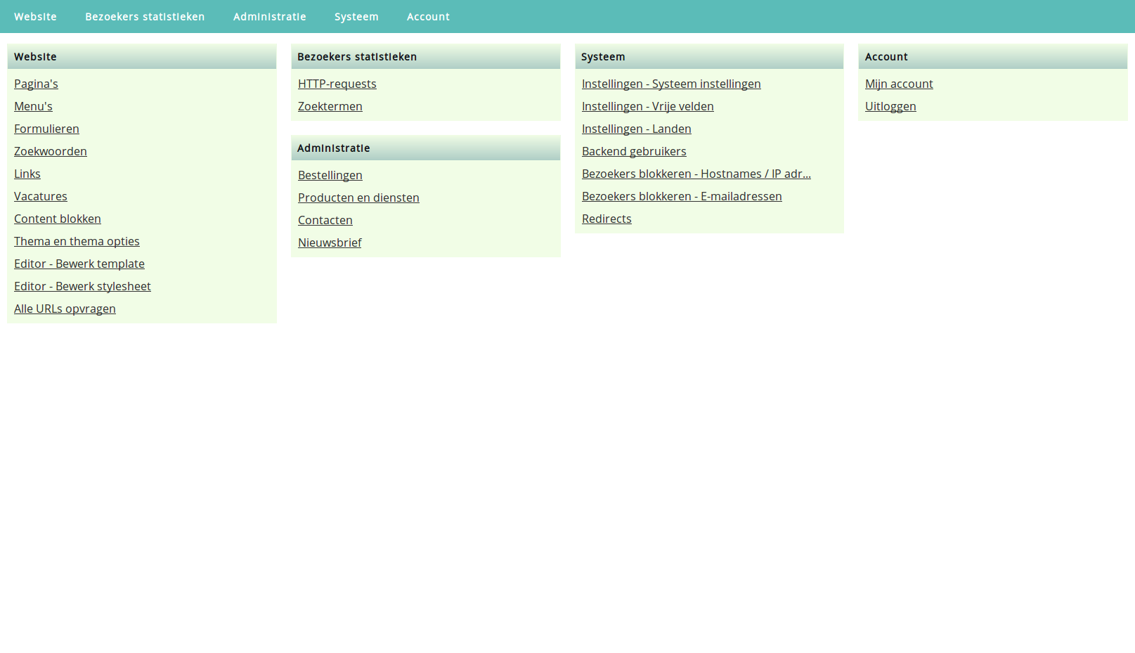 Compleet CMS systeem (o.a: pagina's, menu's, formulieren, bestellingen en betalingen)-cms-demonstratie-png