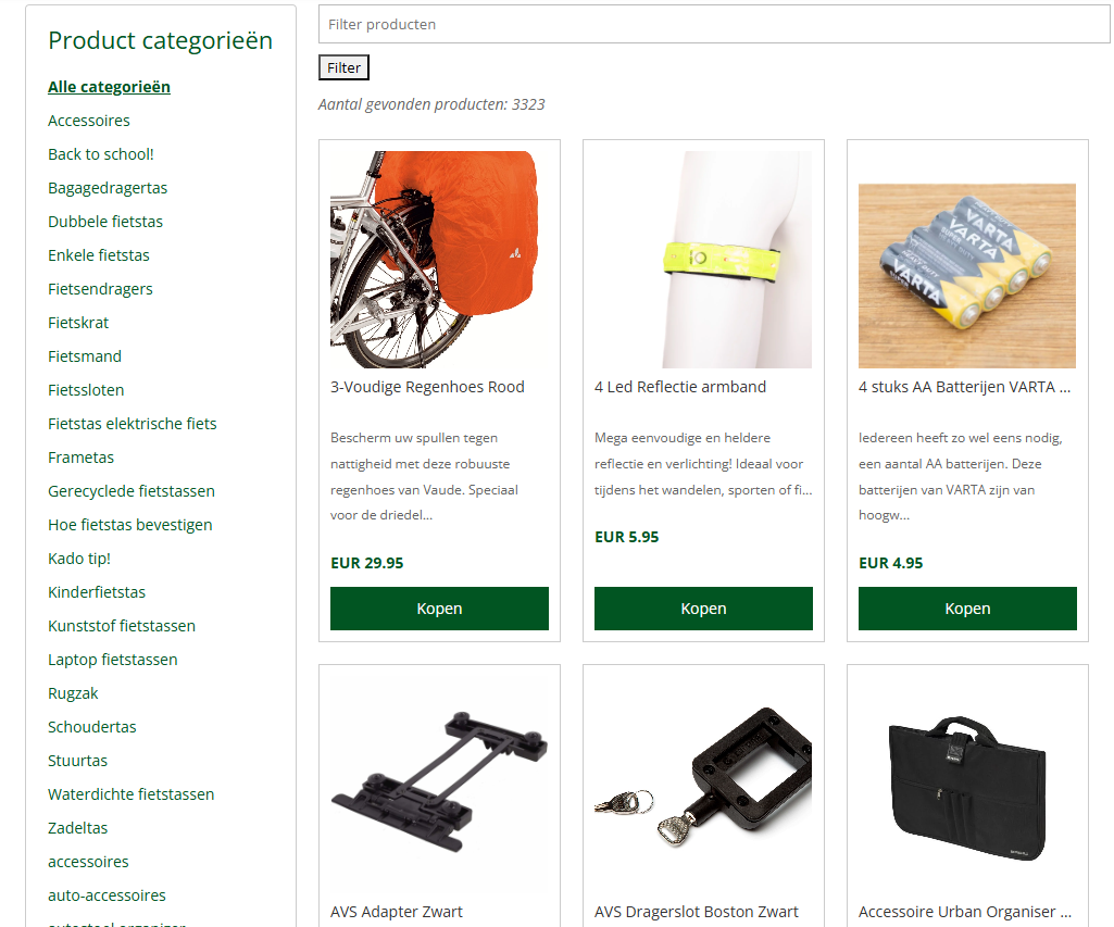 De ideale oplossing voor de affiliate marketeer in 2 minuten - Affiliate shop plugin-affiliate-marketing-shop-v1-frontend-weergave-png