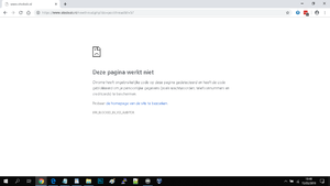 Chrome blokkeert Sitedeals 'ongebruikelijke code'-weird-png