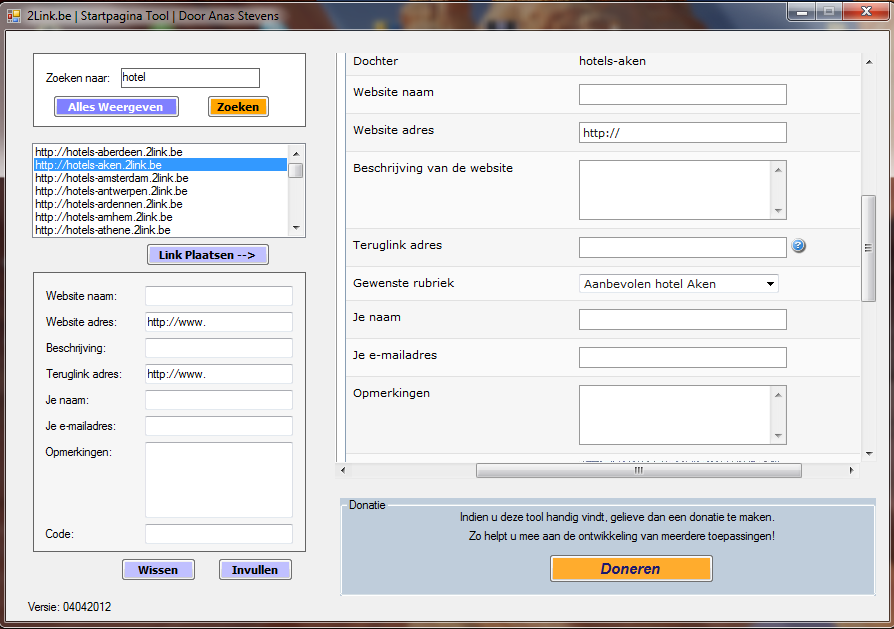 Gratis Startpagina Tool Aangeboden-screenshot-png