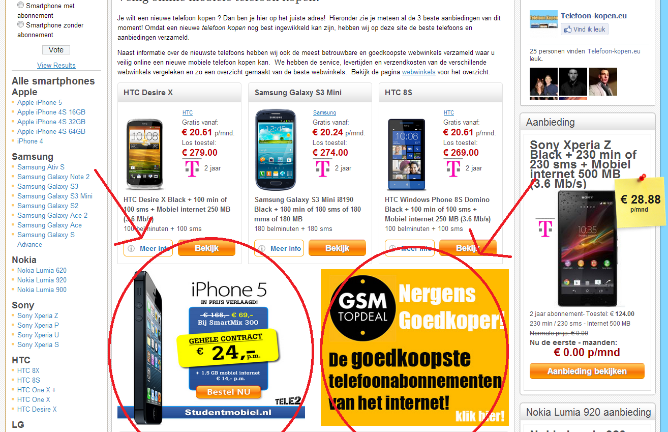 Maand adverteren op een TOP telecom site! Nummer 1 in google!-plekken-png