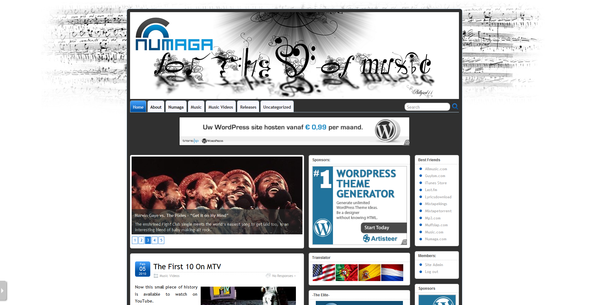 Muziek Website Check (Lay-out en stijl)-numagamusicpreview-png