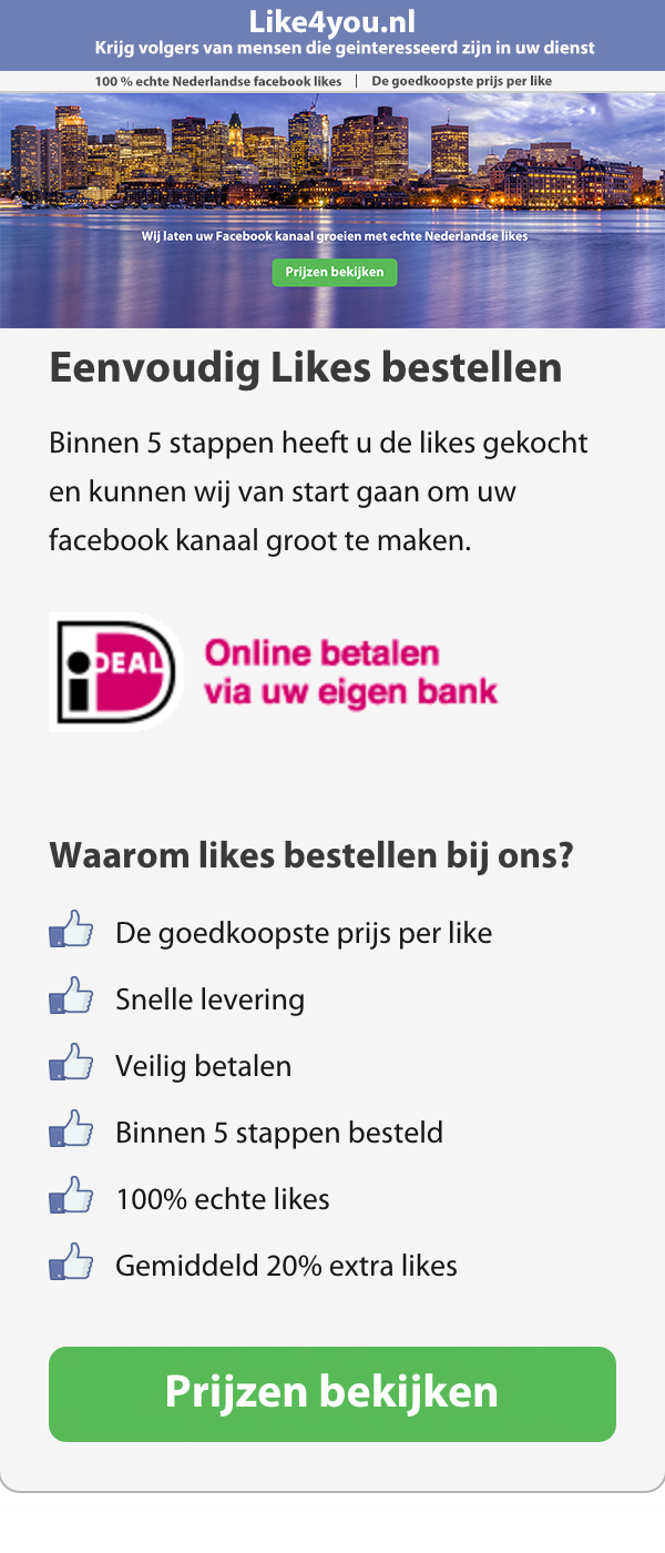 Echte Nederlandse Facebook likes kopen - 15% KORTING ACTIE-sitedeals-jpg