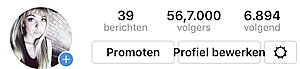 INSTAGRAM account met 56.7K volgers-image1-jpg