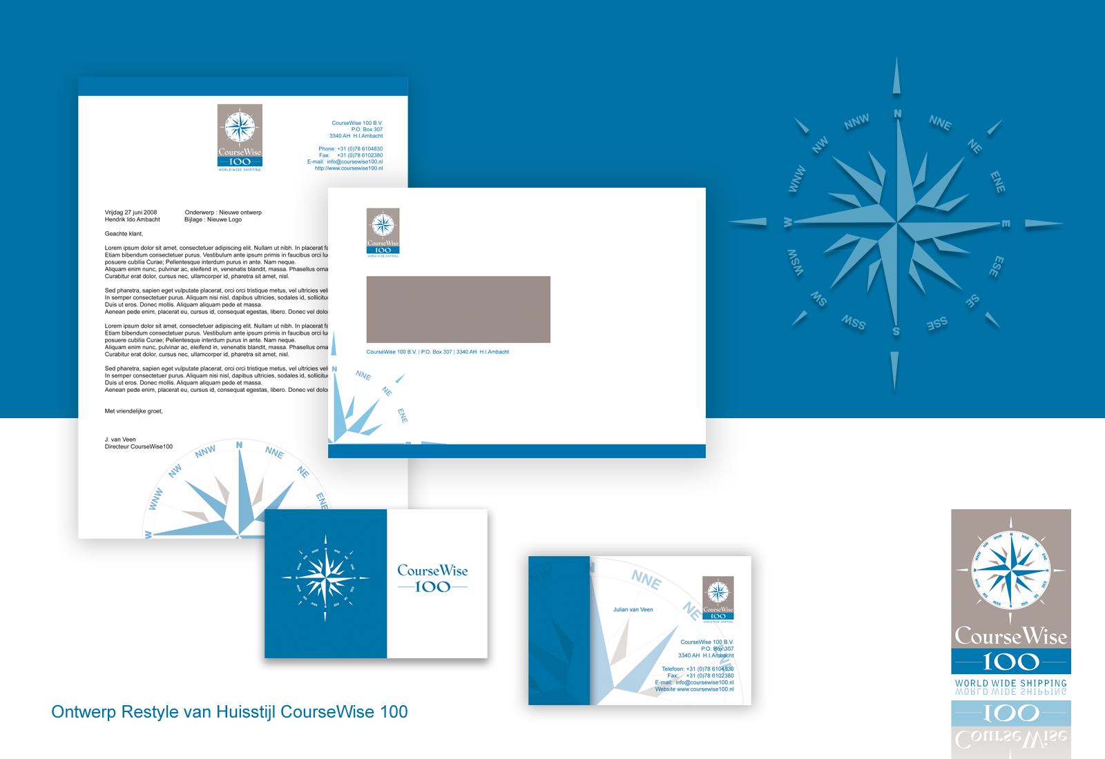 Logo &amp; huisstijl..September aktie-presentatie-coursewise100-png