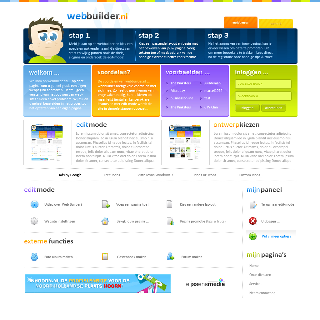 Webian.nl - Website om een gratis site te maken-editpagina-jpg
