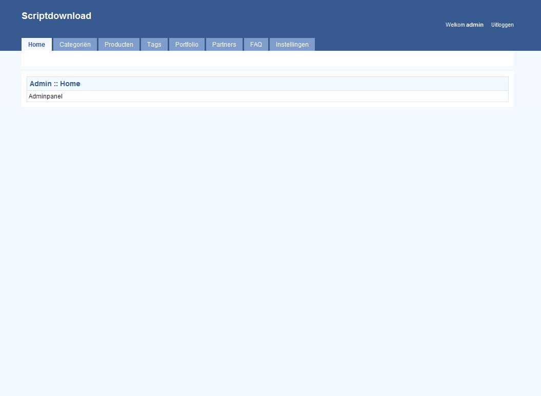 scriptdownload.nl l 20 bezoekers l 40 p/m-admin-home-jpg