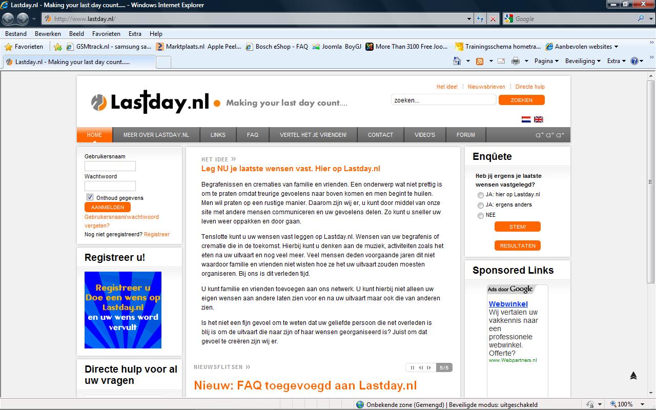 Te koop Lastday.nl-printscreen-lastday-jpg