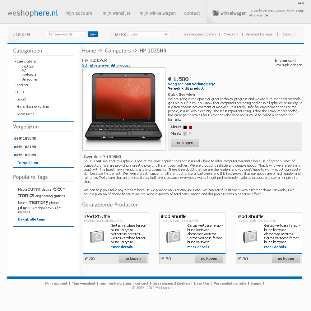 WebsitePACK - Drie websites en layout - 650 euro-png