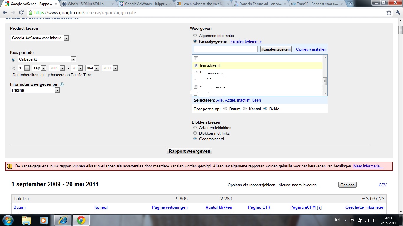 Lenen Adsense site met inkomsten | Domeinnaam uit 2000-adsense-overzicht-leen-advies-2011-jpg