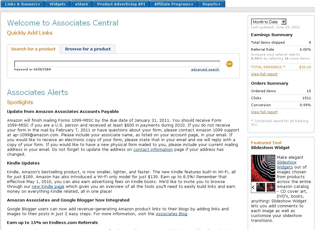 Affiliate website | gemidd. 227 bez/dag | Amazon inkomsten-amazon_justin-jpg