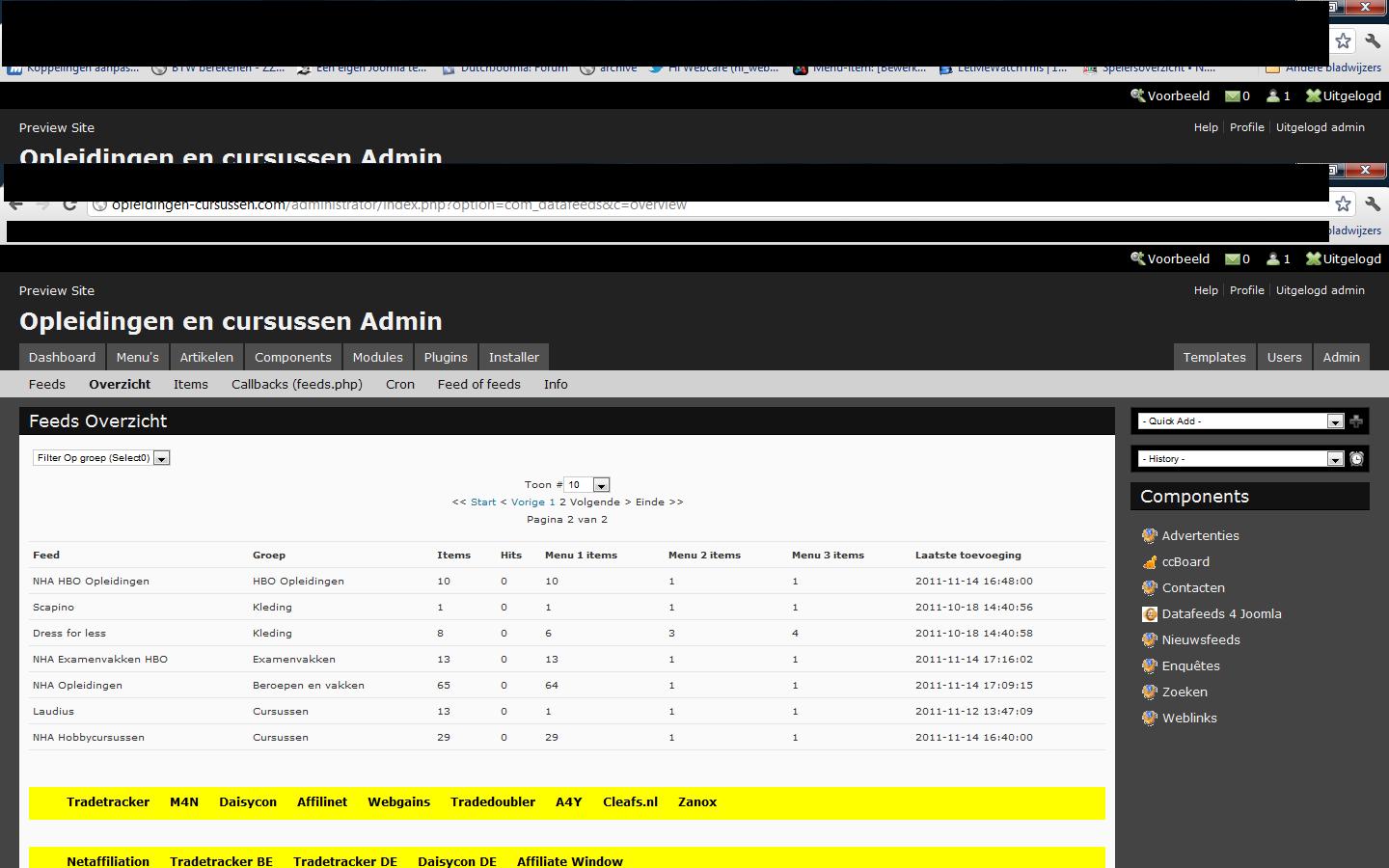 Opleidingen en cursussen affiliate website | Met forum en premium template | Bieden-feed-jpg