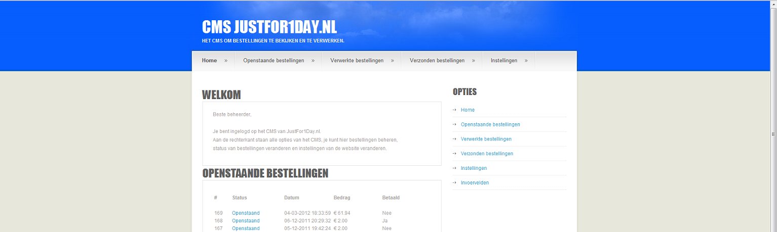 justfor1day.nl Dagaanbieding website-admin-paneel-png