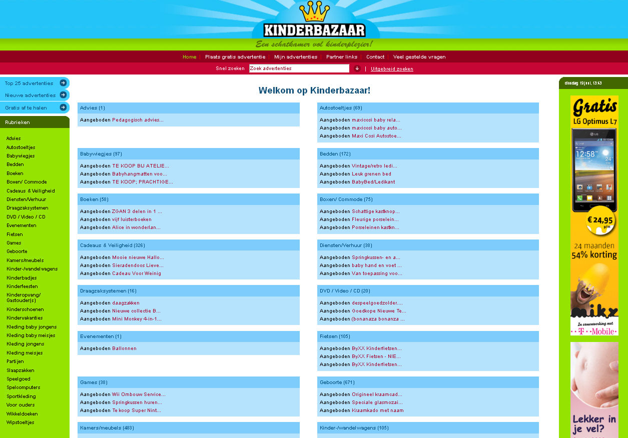 Tekoop website www.Kinderbazaar.nl-kinderbazaar-jpg