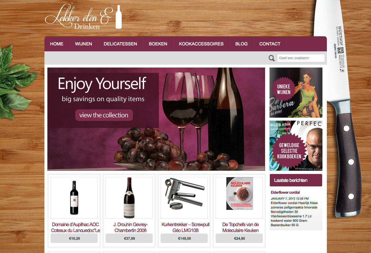 www.lekker-eten-en-drinken.nl | WP Shopperpress affiliate website-website-jpg