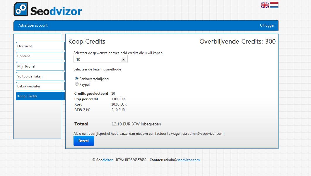 Webbased linkbuilding tool - volledig custom - UNIEK in Benelux-screen3-png