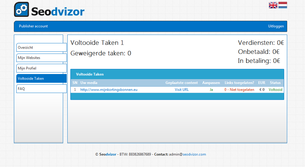 Webbased linkbuilding tool - volledig custom - UNIEK in Benelux-screen4-png
