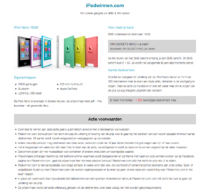 SMS &amp; Win systeem incl domeinnaam ipadwinnen.com-ipadwinnen-2013-28_14-png